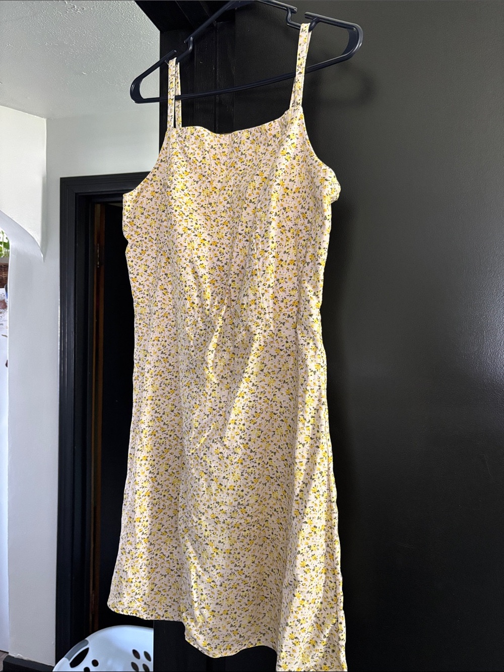 Old Navy Yellow Floral Slip Dress